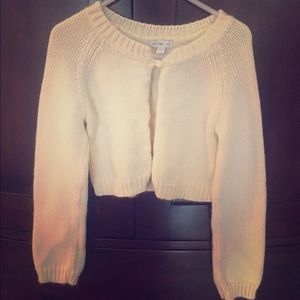 Little girls cream colored Gap sweater