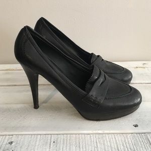 J.Crew made in Italy loafer platform heels