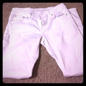 Almost famous white skinny jeans