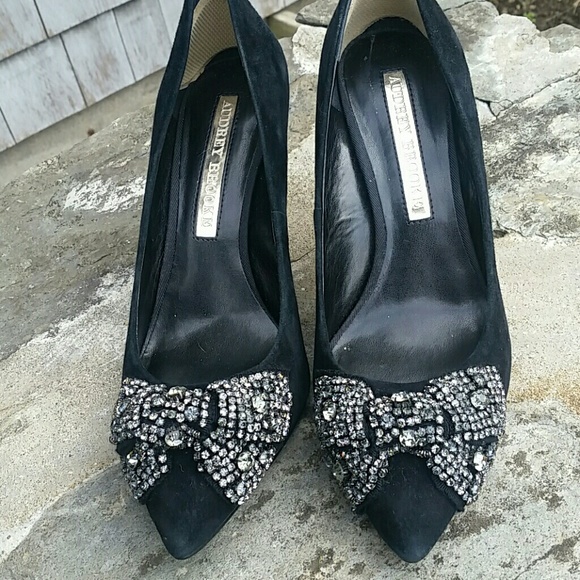 Audrey Brooke Shoes - Audrey Brooke black suede pumps