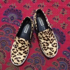 Leopard slide on sneakers