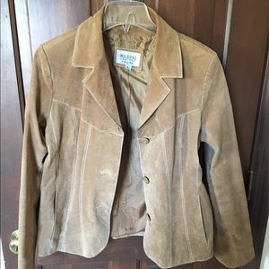 Wilsons suede blazer-large