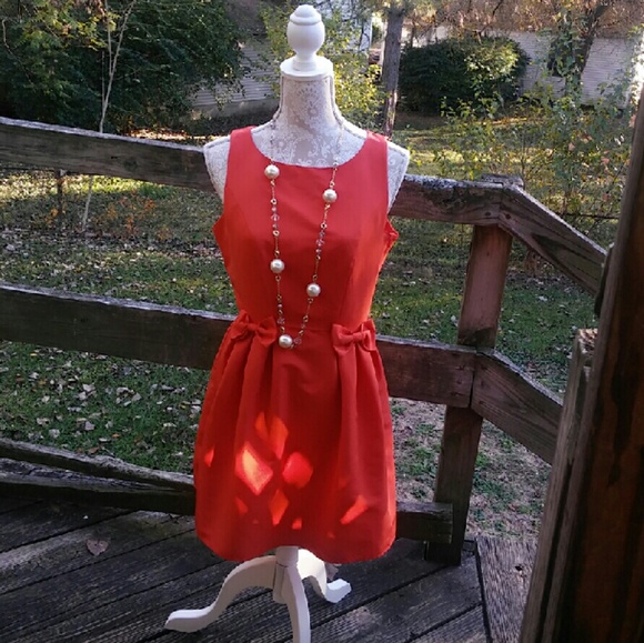 FOREVER 21 SHORT ORANGE DRESS