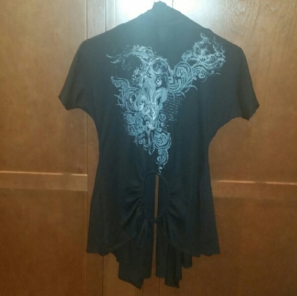 Fluer De lis Open front cardigan