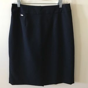 Navy Blue Pencil Skirt