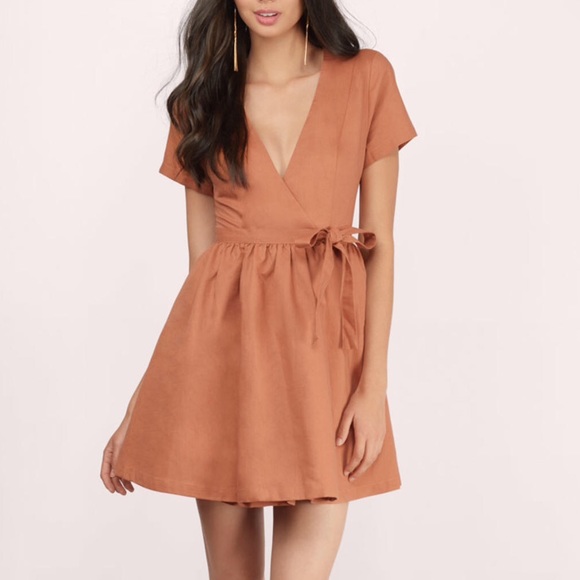 Brand New Tobi Wrap Skater Dress