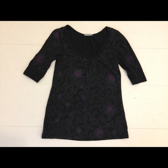 Delias 3/4 Sleeve Patterned Shirt