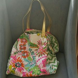 Rare Lily Pulitzer For Target Two Sided Tote Bag