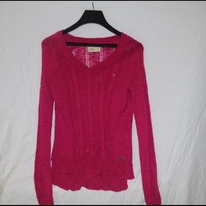 Pink Hollister Sweater; Like new