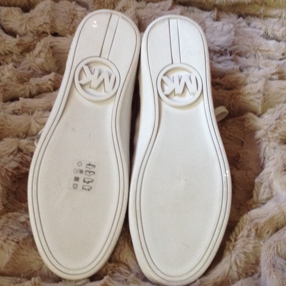 Michael Kors JetSet leather tennis shoes,worn once - Picture 3 of 4