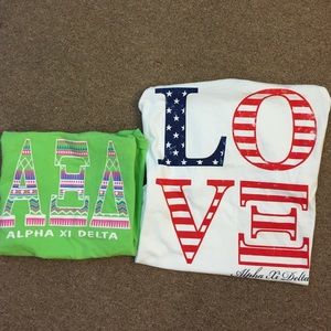 ALPHA XI DELTA TANKS