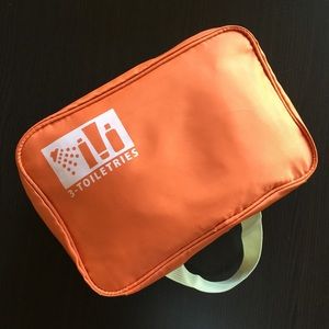 New Orange Hanging Toiletry Bag