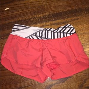 Lululemon speed shorts