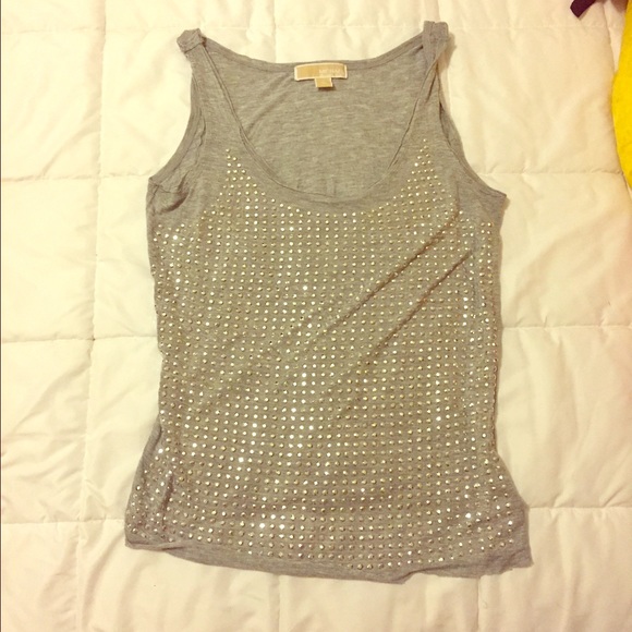 MK embellished tank Med.