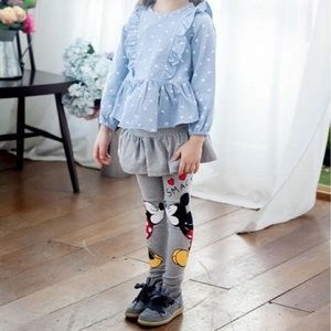 Mickey & Minnie Mouse Skirt Leggings 🐭