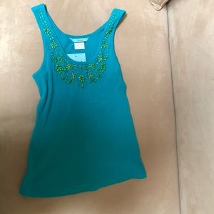 Brand new Marciano Beaded Tank, w/ tags, s/p