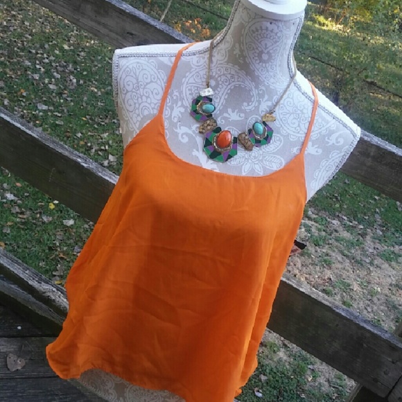 ORANGE SUMMER TOP