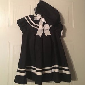 Rare Editions Toddler girls sailor dress
