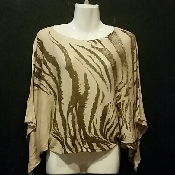 Zebra print top