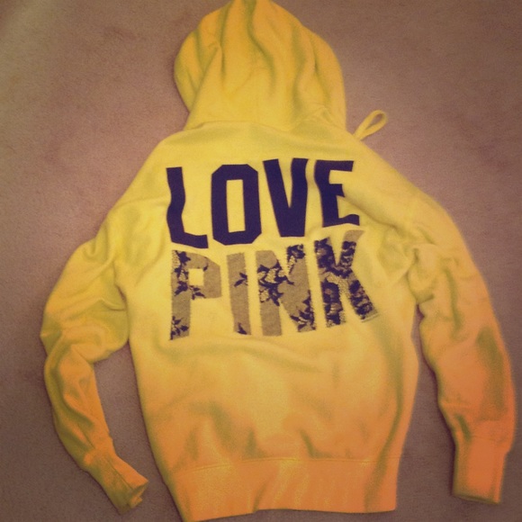 Gently worn VS PINK full zip hoodie