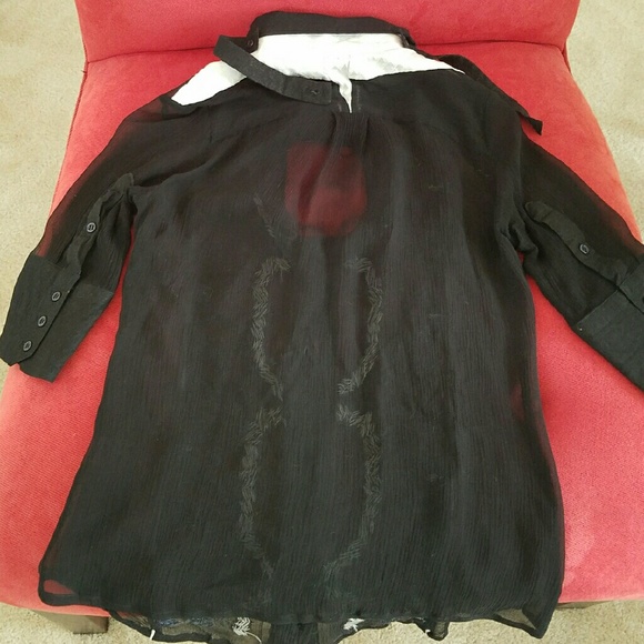 Beautiful Tim Van Steenbergen Crystal Detail Blous - Picture 2 of 4