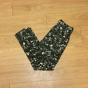 Lularoe Halloween skeleton leggings