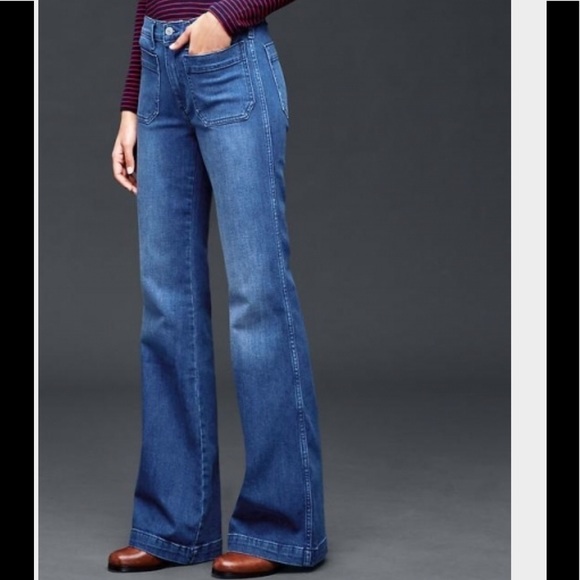 GAP Denim - GAP 1969 FLARE WIDE LEG JEANS 28S