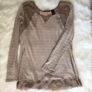 BKE red - Taupe Tunic