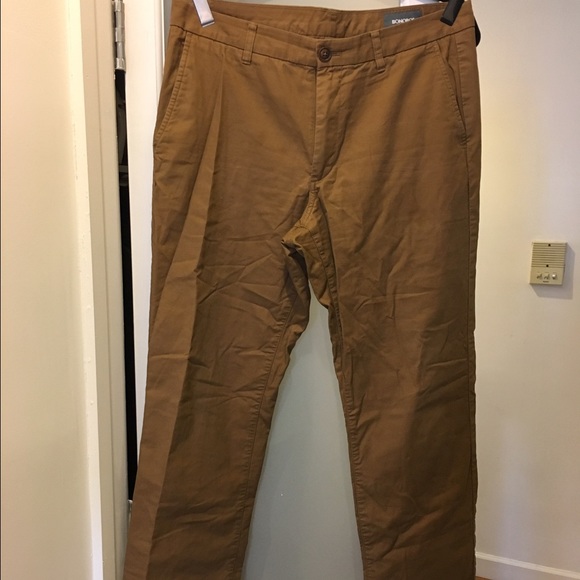 Bonobos brown flannel lined chinos