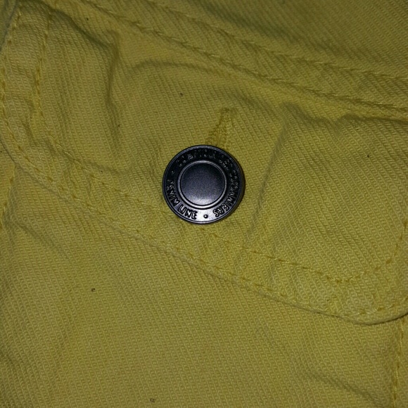 Comptoir des cotonniers yellow denim jacket 36/S - Picture 3 of 4