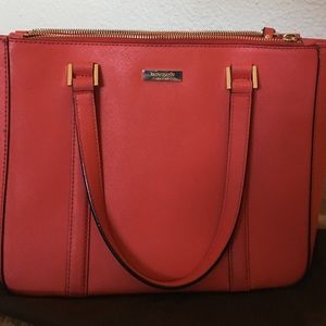 Kate Spade red tote bag