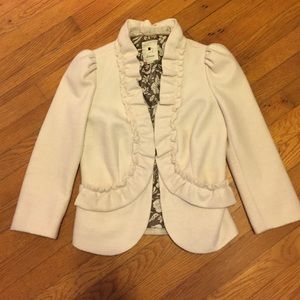 Anthropologie Elevenses Boucle de Soufflé Jacket