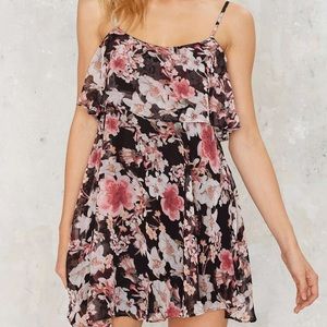 NWT [Nasty Gal] Planet Bloom Floral Dress - XS