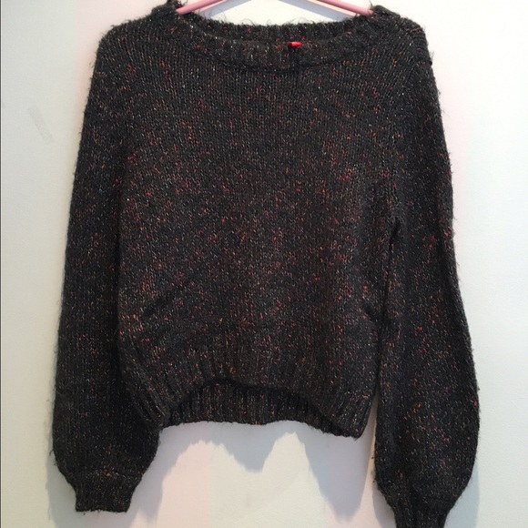 Comfy Speckled Knit Sweater