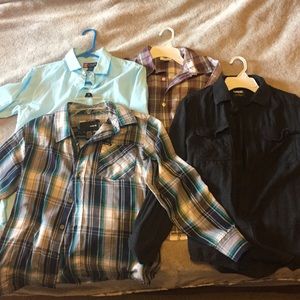 Lot of boys button down shirts