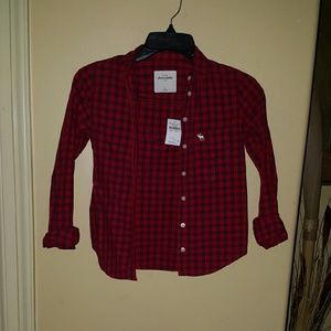Abercrombie kids girls shirt, sz medium, new