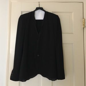 Helmut Lang silk blazer