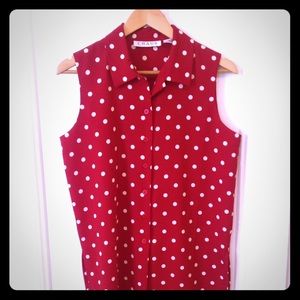 Vintage Polka Dot Top, 6
