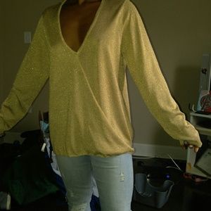 Vince cumato gold blouse,great for evening wear