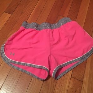 Pink Underarmor shorts