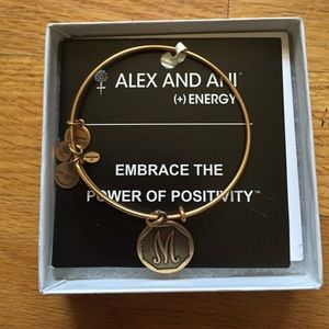Alex & Ani "M" Bracelet