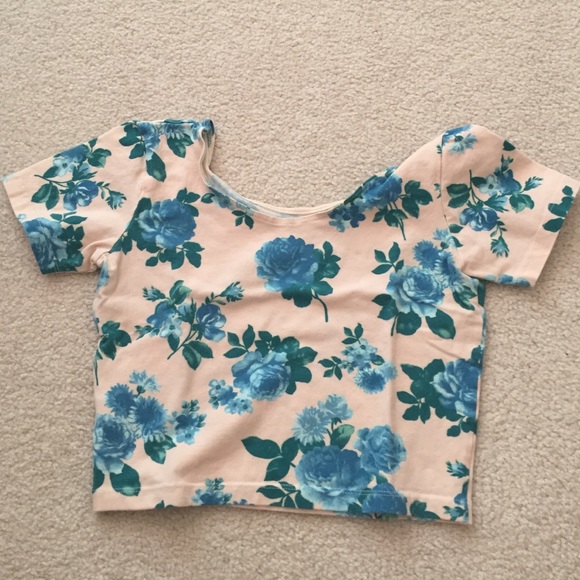 Floral crop top