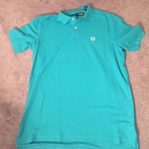 Chaps polo size M, teal color