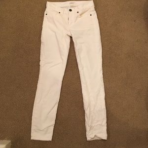 NWT J Crew White Corduroys
