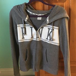 Grey pink sweatshirt! Worn once!
