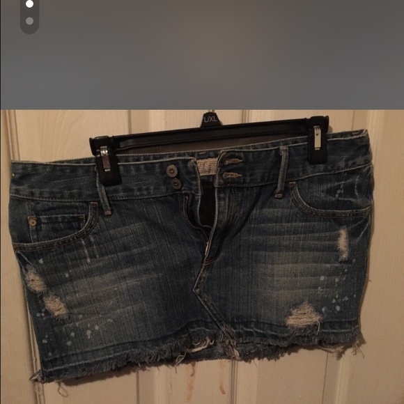 Juniors Jean mini skirt