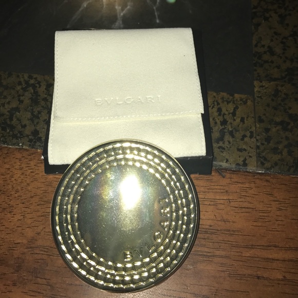 Bvlgari gold mirror