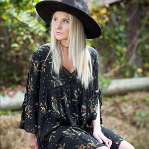 Floral boho dress