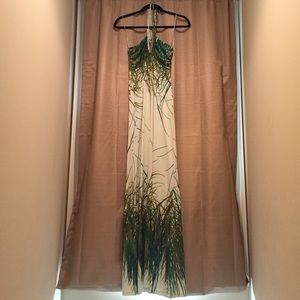 Boho halter maxi dress