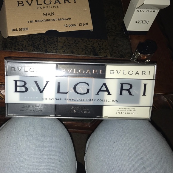 Men's. Blv fragrance (3) 15 ml travel sprays